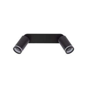 Lampa punktowa Jet TK Lighting 2xGU10 LED 10 W Metal / Tworzywo sztuczne Czarny.