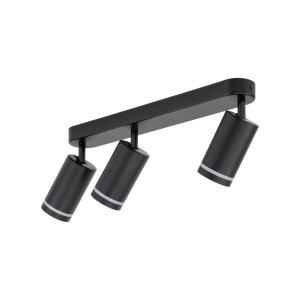 Lampa punktowa Jet TK Lighting 3xGU10 LED 10W Czarna