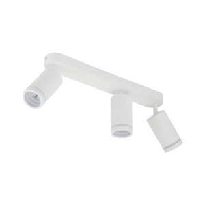 Lampa punktowa Jet TK Lighting 3xGU10 LED 10 W Metal / Tworzywo sztuczne Biały.
