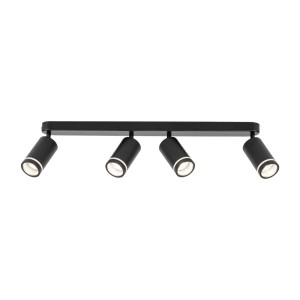Lampa punktowa Jet TK Lighting 4xGU10 LED 10 W Czarna