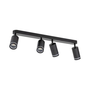 Lampa punktowa Jet TK Lighting 4xGU10 LED 10 W, czarna.
