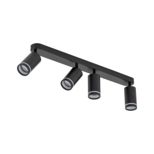 Lampa punktowa Jet TK Lighting 4xGU10 LED 10 W Czarny.