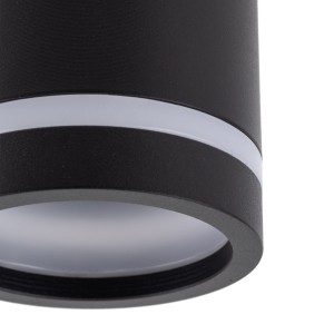 Lampa punktowa Jet TK Lighting 1xGU10 LED 10 W Metal Czarny z bliska.