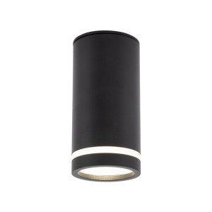 Czarna lampa punktowa Jet TK Lighting 1xGU10 LED 10 W, metal i tworzywo sztuczne.
