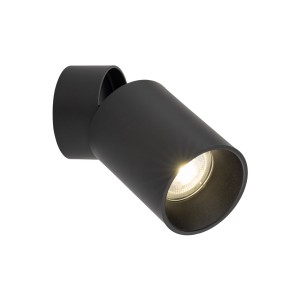 Czarna lampa punktowa Jet TK Lighting 1xGU10 LED 10 W z metalu i tworzywa sztucznego