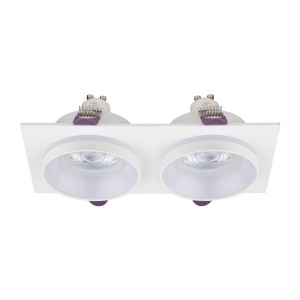 Lampa punktowa Jet TK Lighting 2xGU10 LED 10 W Biała.