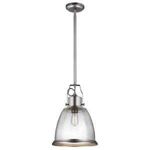 Lampa wisząca Hobson Elstead Lighting 1x75W E27 Stal Srebrny.
