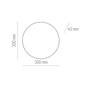 Lampa ścienna LUNA TK Lighting 4xG9 Metal Biały o wymiarach 300x300x40 mm