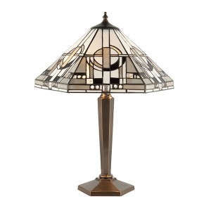Interiors Lampa stojąca Metropolitan 2x60W E27 Szkło