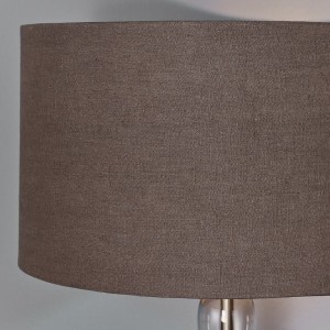 Endon Lampa stojąca Caia 1x40W E27 Szary abażur.