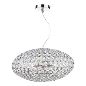 Lampa wisząca Dar Lighting KYRIE 3xE14 40W Kryształ