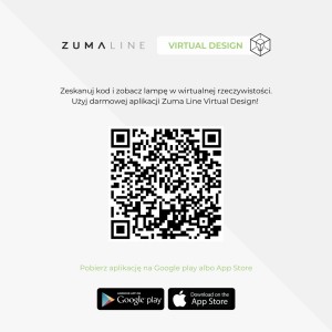 Zuma Line Lampa sufitowa Oprawa natynkowa TUBA Rondoo 1x50W Biały Metal QR kod