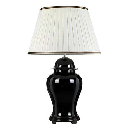 Lampa stołowa Chiling DL-CHILING-TL-B Elstead Lighting 1xE27 60 W Ceramika Czarne