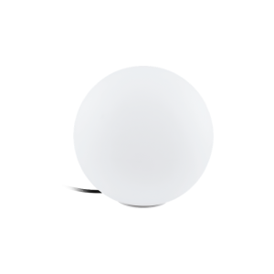 Lampa ogrodowa kula Eglo Monterolo-C IP65 1xE27 Tworzywo Biały