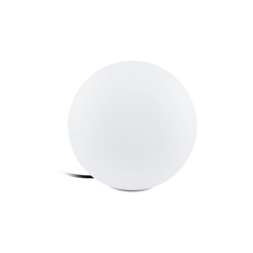 Lampa ogrodowa kula Eglo Monterolo-C IP65 1xE27 Tworzywo Biały