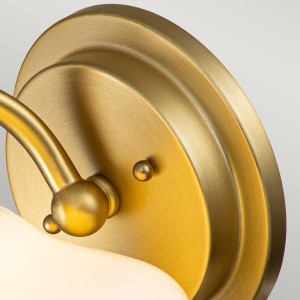 Lampa ścienna kinkiet Ainsley Elstead Lighting 1xG9 LED Szczotkowany mosiądz