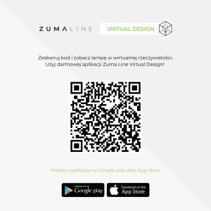 Lampa sufitowa Lampa reflektorowa Tori Zuma Line 1x50W GU10 Biały Metal na tle zielonej ściany.