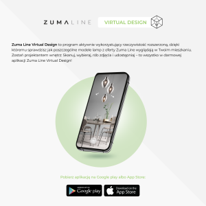 Lampa sufitowa Tori Zuma Line biały metal.