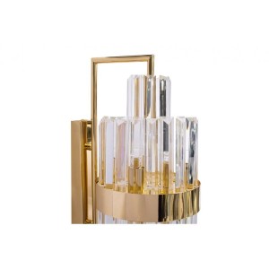 Kinkiet Soma Wall 8 GD Berella Light 8x6W LED G9 Transparentny/Złoty Szkło