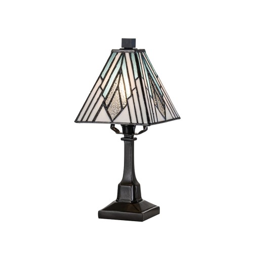 Lampa zewnętrzna Latarnia naścienna Cordillera HK-CORDILLERA-M-BK Elstead Lighting 1xE27 60W Aluminium, przezroczyste szkło z bąbelkami powietrza Czarny
