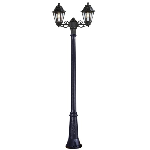 Latarnia stojąca FMG-GIGI-ANNA-2L-BLK Fumagalli Gigi 2xE27 23 W Żywica/Poliwęglan Czarny