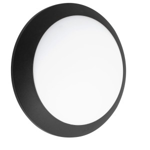 Latarnia naścienna FMG-UMBERTA-BLK Fumagalli Umberta 1xE27 23 W Żywica/Poliwęglan Czarny