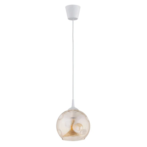 Lampa wisząca Polon 61295 Alfa 1xE27 LED Tworzywo/Szkło Biały