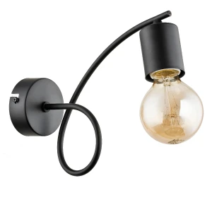 Lampa ścienna Kinkiet Lupo 28530 Alfa 1xE27 LED Metal Czarny