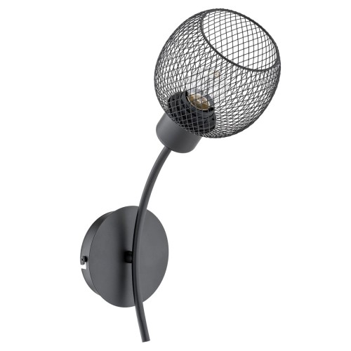 Lampa ścienna Kinkiet Watsa 25790 Alfa 1xE27 LED Metal Czarny