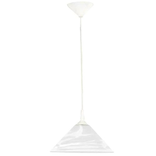 Lampa wisząca Chińczyk 11850 Alfa 1xE27 LED Tworzywo/Szkło Biały