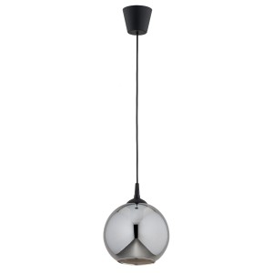 Lampa wisząca Daxia 61324 Alfa 1xE27 LED Tworzywo/Szkło Czarny
