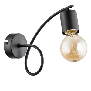 Lampa ścienna Kinkiet Tango 23170 Alfa 1xE27 LED Metal Czarny
