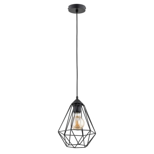 Lampa wisząca Kosmos 60972 Alfa 1xE27 LED Metal/Tworzywo Czarny