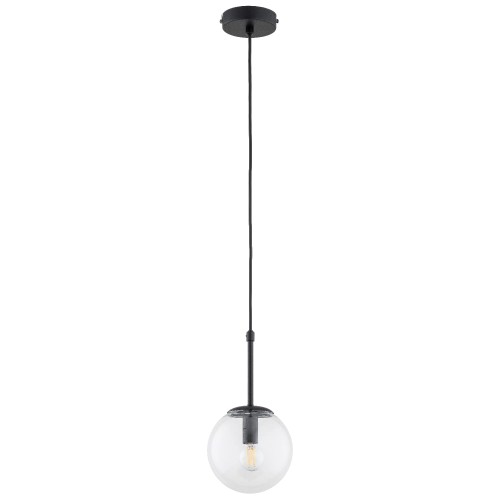 Lampa wisząca Sebia 28741 Alfa 1xE14 LED Metal Czarny