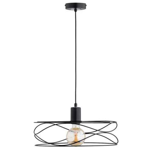 Lampa wisząca Diuk 61259 Alfa 1xE27 LED Metal Czarny