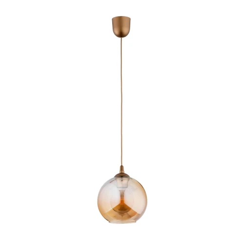 Lampa wisząca Flesz 60999 Alfa 1xE27 LED Tworzywo/Szkło Złoty
