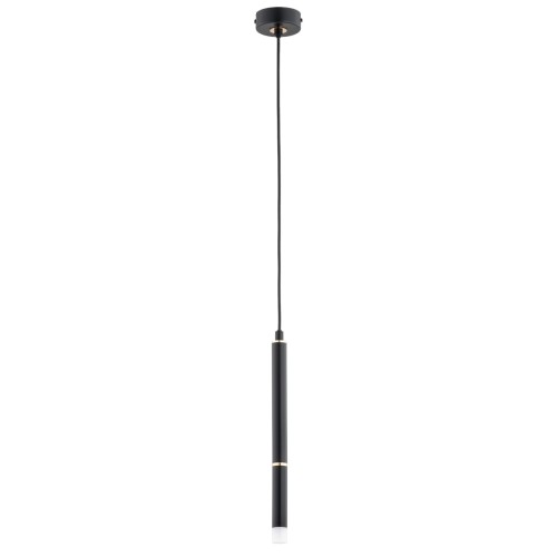 Lampa wisząca Derany 61331 Alfa 1xG9 LED Metal Czarny - Złoty