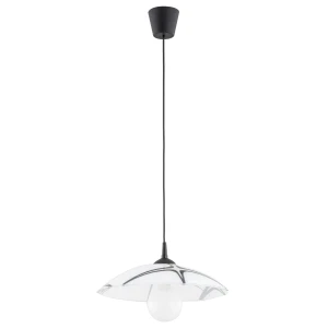 Lampa wisząca Begonia 60983 Alfa 1xE27 LED Tworzywo/Szkło Czarny