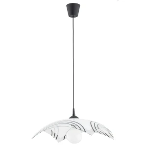 Lampa wisząca Chaber 60984 Alfa 1xE27 LED Tworzywo/Szkło Czarny
