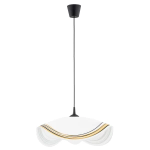 Lampa wisząca Żonkil 60990 Alfa 1xE27 LED Tworzywo/Szkło Czarny