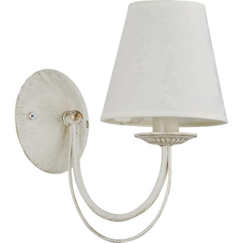 Lampa ścienna Kinkiet Irma 20910 Alfa 1xE14 LED Metal Biały
