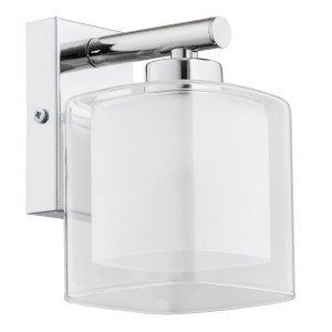 Lampa ścienna Kinkiet Illusion 17130 Alfa 1xE14 LED Metal Chrom