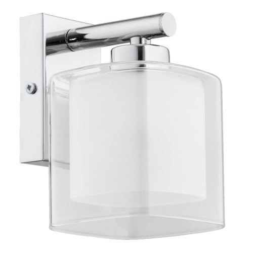 Lampa ścienna Kinkiet Illusion 17130 Alfa 1xE14 LED Metal Chrom