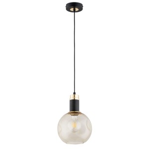 Lampa wisząca Adel 61271 Alfa 1xE27 LED Metal Czarny - Złoty