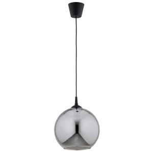 Lampa wisząca Fart 61375 Alfa 1xE27 LED Tworzywo/Szkło Czarny