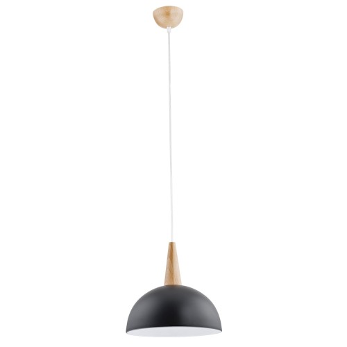 Lampa wisząca Anja 9650 Alfa 1xE27 LED Drewno Jasne Drewno