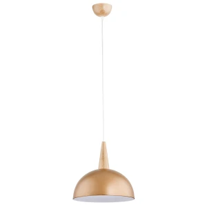 Lampa wisząca Anja 9649 Alfa 1xE27 LED Drewno Jasne Drewno