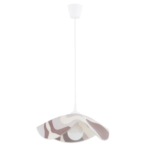 Lampa wisząca Tolka 61441 Alfa 1xE27 LED Tworzywo/Szkło Biały