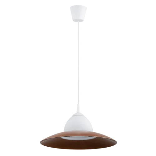 Lampa wisząca Mandy 61132 Alfa 1xE27 LED Tworzywo/Szkło Biały