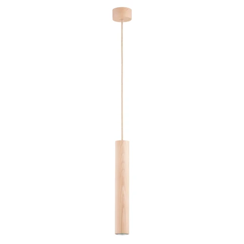 Lampa wisząca Anaid 61161 Alfa 1xGu10 LED Drewno Jasne Drewno